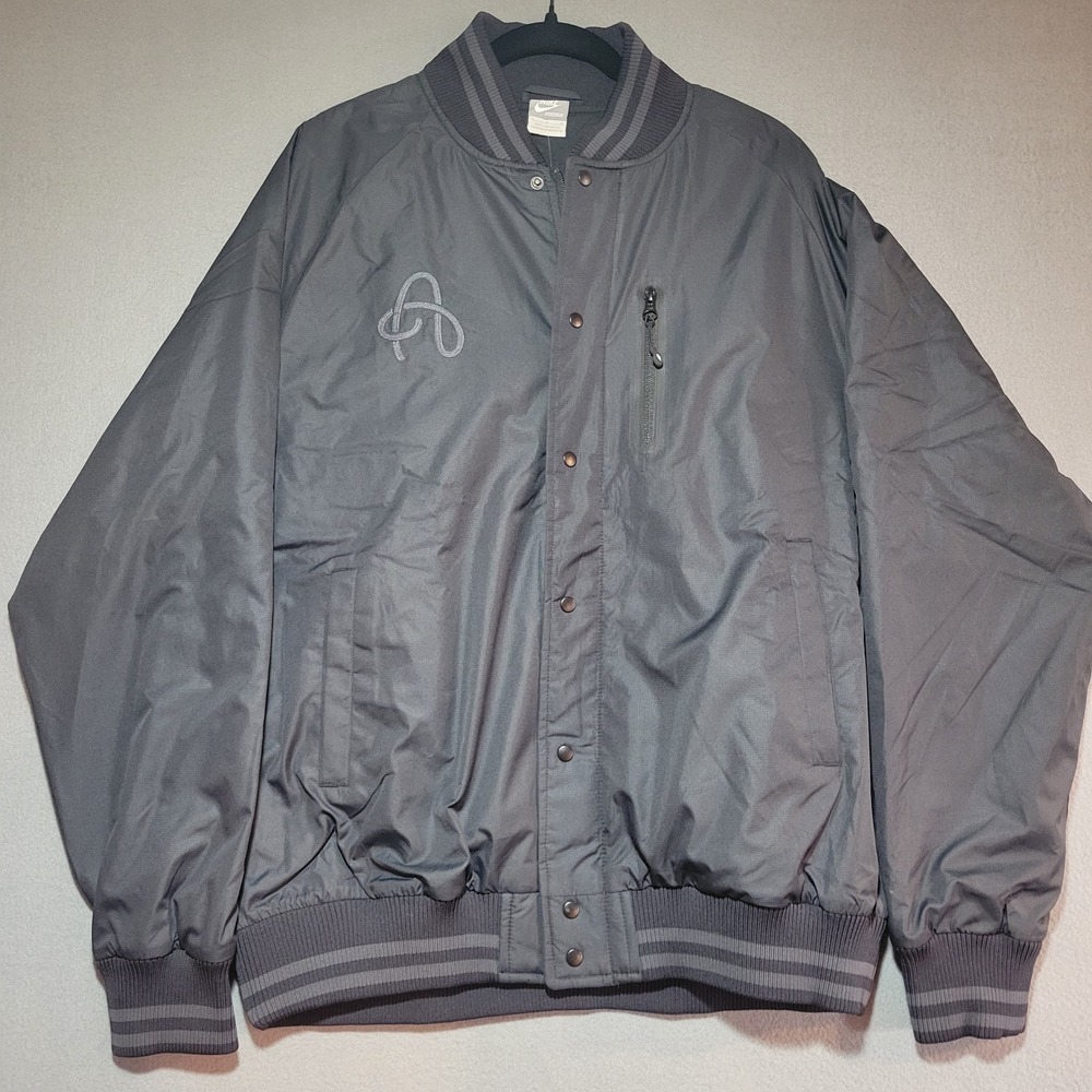 Nike Efficiens Non Decorus Bomber Jacket Thermore Insulated Black Mens XL New